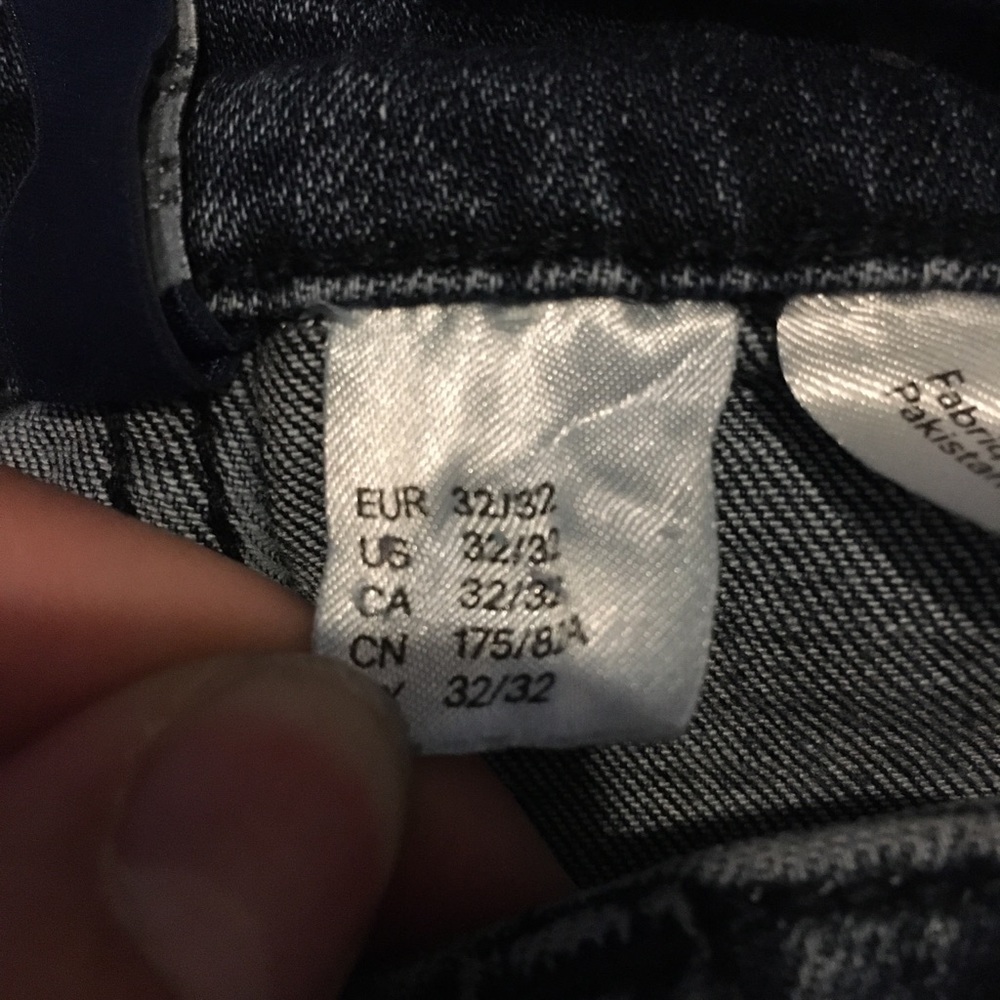 H&M dark denim ribbed jeans - Picture 4 of 4